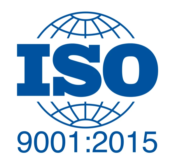 ISO 9001:2015 certified quality system